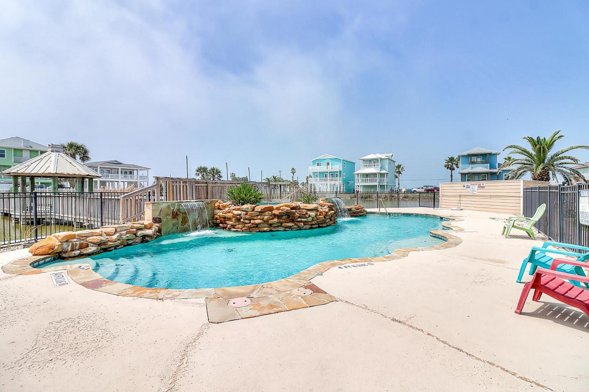 Mustang Beach Bella Vista & Four Winds House 빌라 객실 사진